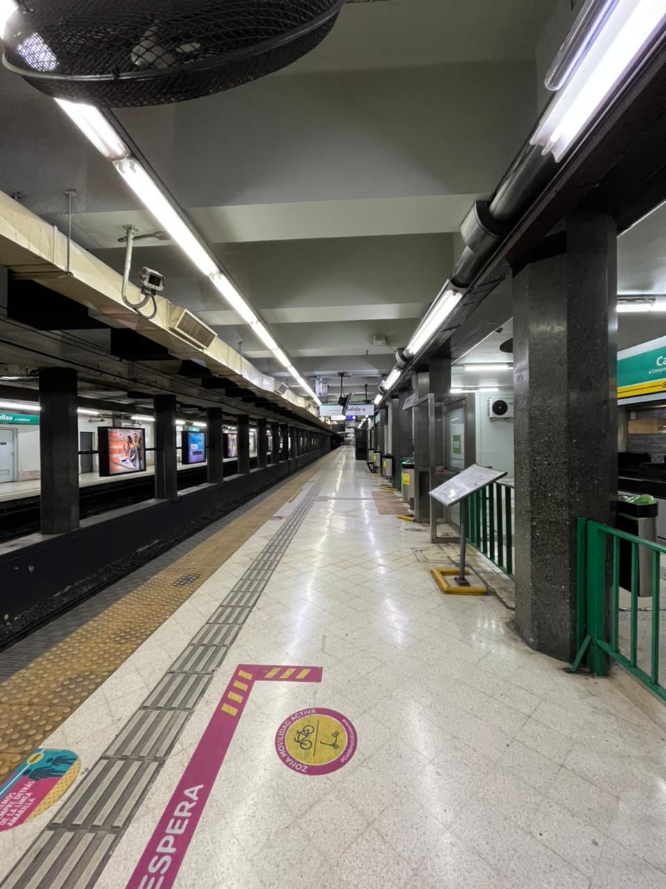 Estación Callao - andén