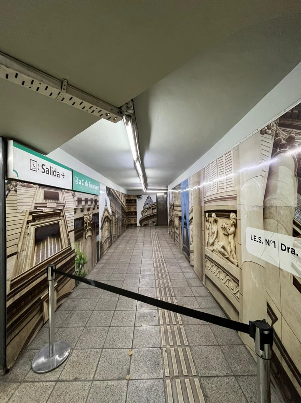 Estación Callao - pasillo