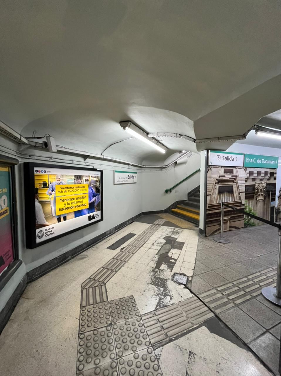 Estación Callao - pasillo